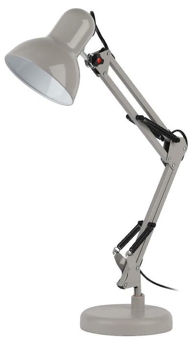 Настольная лампа N-214 Б0052762 (металл, цвет серый) - лучшие Рабочие лампы в INMYROOM