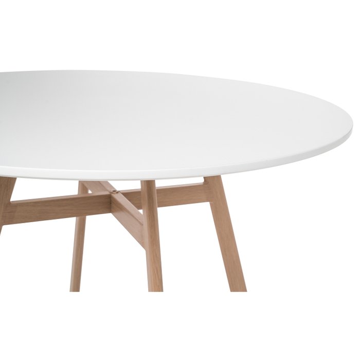 Обеденный стол Skandi белого цвета - купить Обеденные столы по цене 8080.0