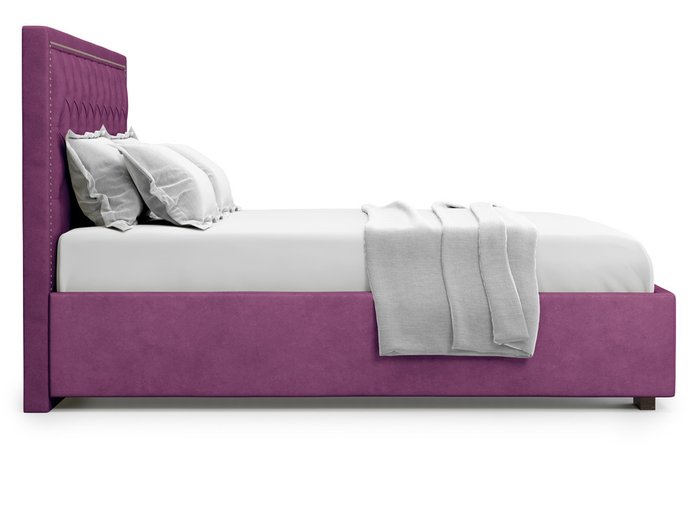 Кровать Orto без подъемного механизма 160х200 фиолетового цвета - лучшие Кровати для спальни в INMYROOM