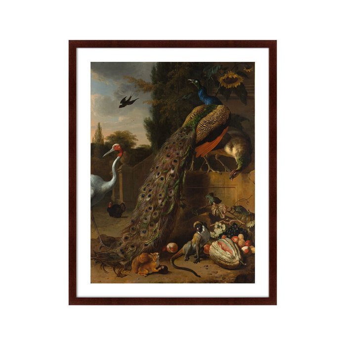Репродукция картины Павлины 1683 г.  - купить Картины по цене 12999.0