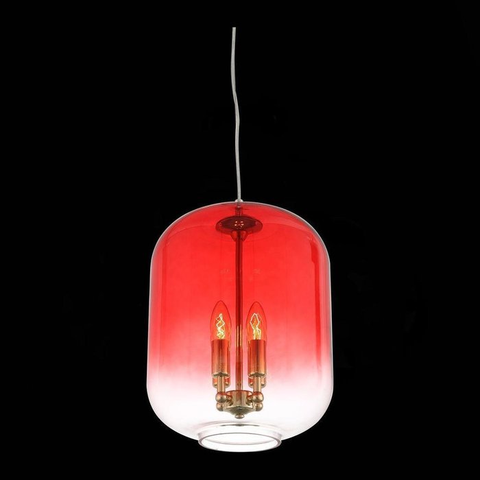 Подвесной светильник Fiamrosa красного цвета - купить Подвесные светильники по цене 12540.0