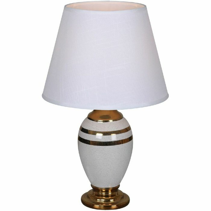 Настольная лампа 30268-0.7-01 (ткань, цвет белый)