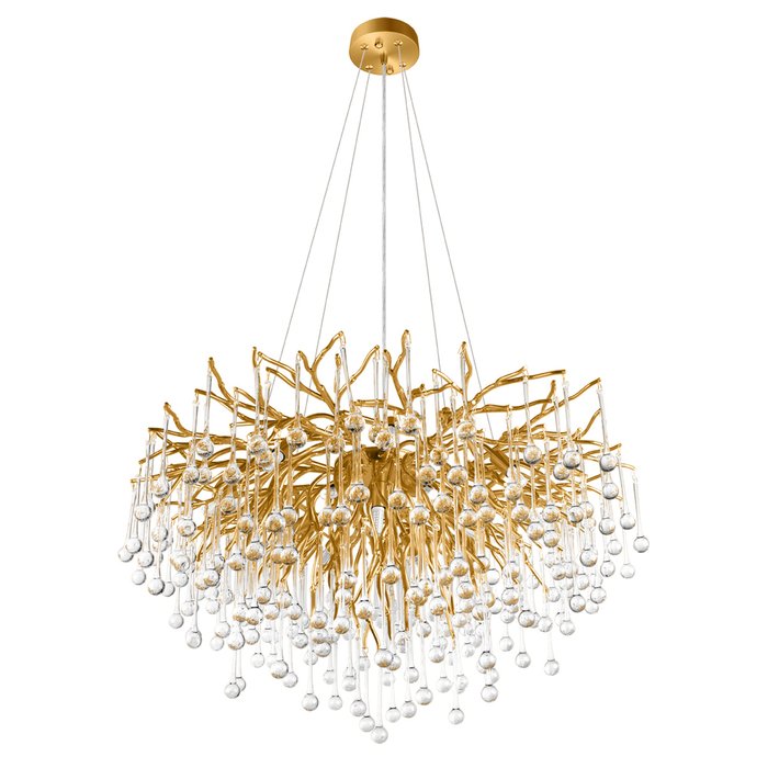 Подвесная люстра Drops 10377/800 (стекло, цвет прозрачный) - лучшие Подвесные люстры в INMYROOM Подвесная люстра Drops 10377/800 (стекло, цвет прозрачный) - лучшие Подвесные люстры в INMYROOM