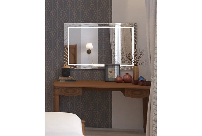 Настенное зеркало Офелия с подсветкой - лучшие Настенные зеркала в INMYROOM