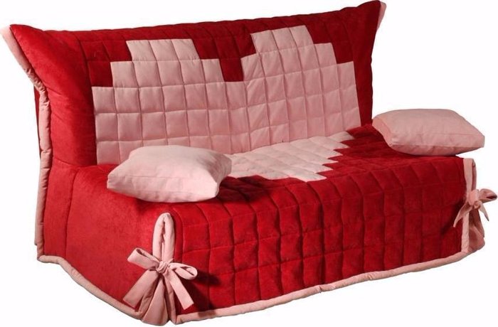 Диван-кровать детский Верона красного цвета