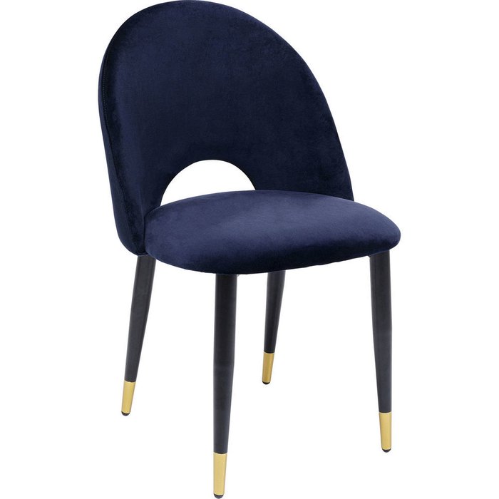 Набор из двух стульев Iris темно-синего цвета - купить Обеденные стулья по цене 39620.0