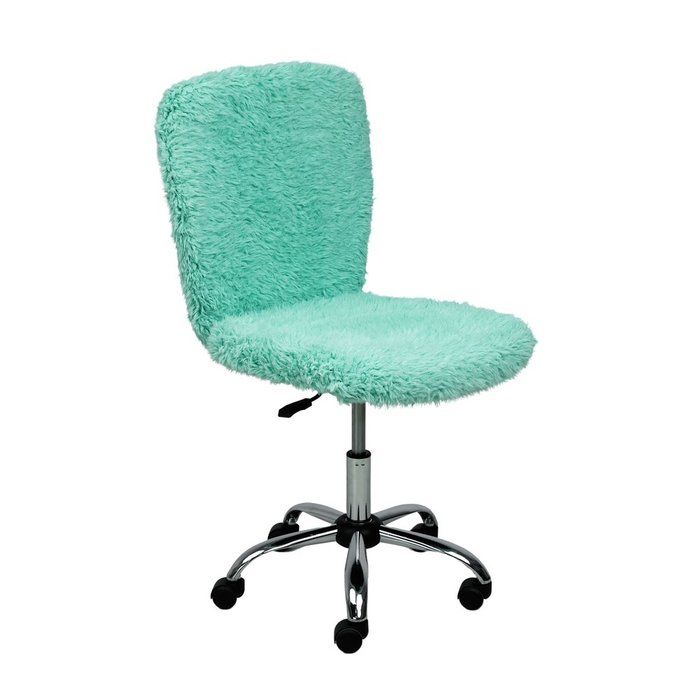 Кресло поворотное Fluffy мятного цвета - купить Офисные кресла по цене 10990.0