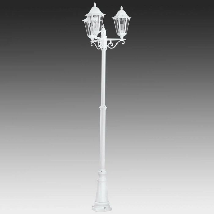 Садово-парковый светильник Navedo белого цвета - купить Наземные светильники по цене 42190.0