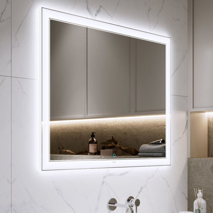 Настенное зеркало Bella 60х80 с подсветкой  - лучшие Настенные зеркала в INMYROOM