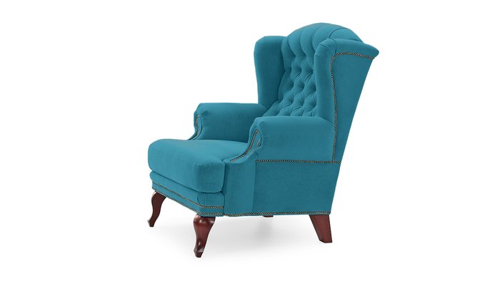 Кресло Стоколма 2 голубого цвета - лучшие Интерьерные кресла в INMYROOM