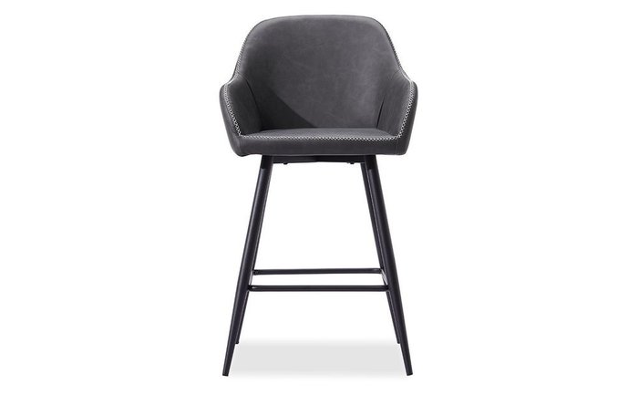 Стул полубарный Spencer темно-серого цвета - лучшие Барные стулья в INMYROOM