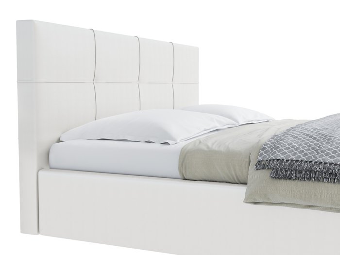 Кровать Belart 160х200 белого цвета с подъемным механизмом - купить Кровати для спальни по цене 40605.0