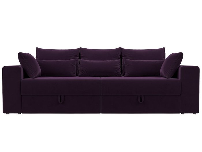Прямой диван-кровать Мэдисон фиолетового цвета - купить Прямые диваны по цене 39990.0