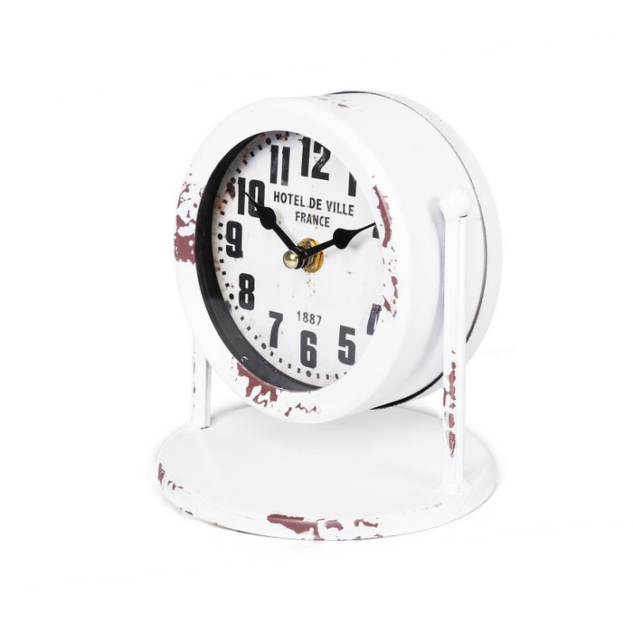 Часы настольные Greenwich белого цвета - купить Часы по цене 1500.0
