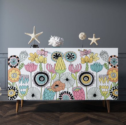 Комод Berber с принтом 3 - лучшие Комоды в INMYROOM Комод Berber с принтом 3 - лучшие Комоды в INMYROOM