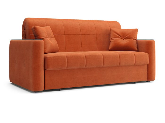 Прямой диван-кровать Ницца оранжевого цвета - купить Прямые диваны по цене 49140.0