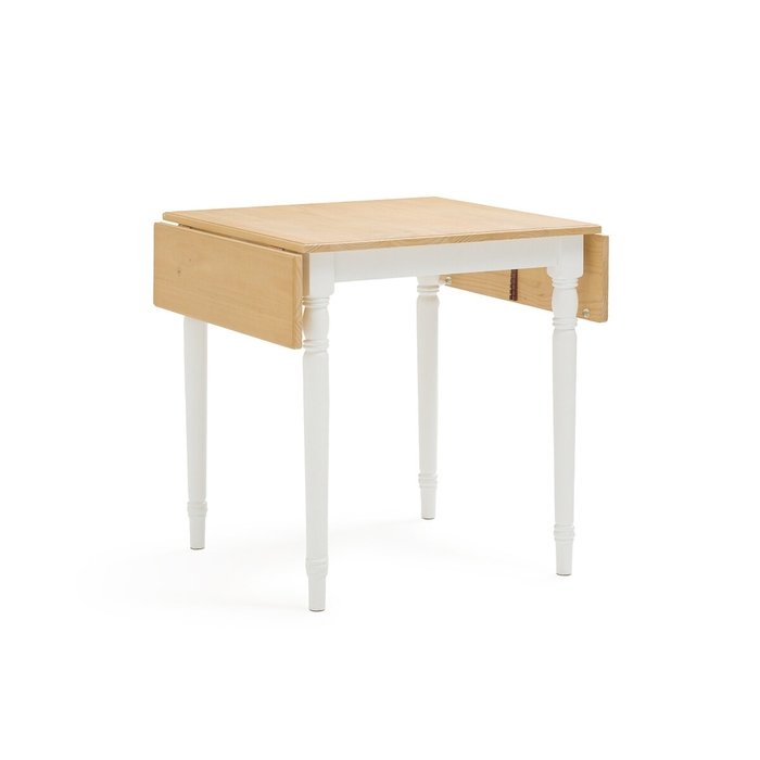 Обеденный стол раскладной Alvina на белых ножках - купить Обеденные столы по цене 23889.0