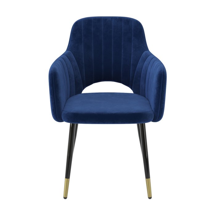Стул Сенатор синего цвета - купить Обеденные стулья по цене 6700.0