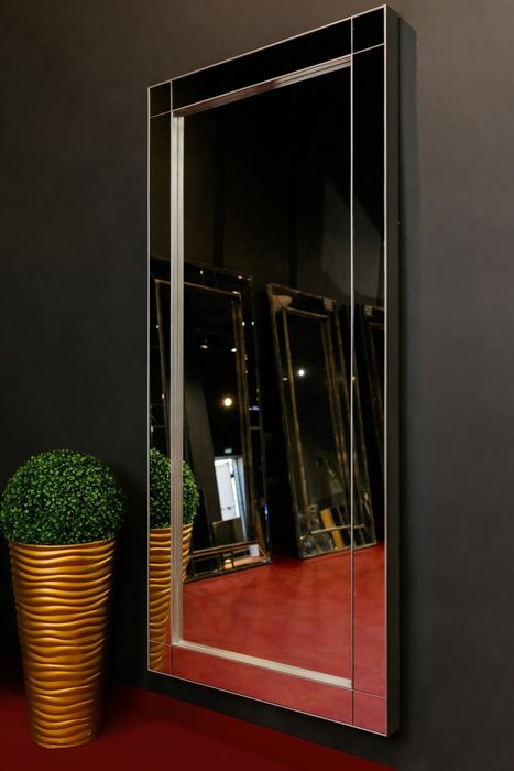 Зеркало настенное Asteria серого цвета - купить Настенные зеркала по цене 69000.0