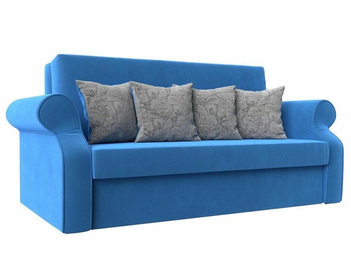 Диван-кровать Софт голубого цвета