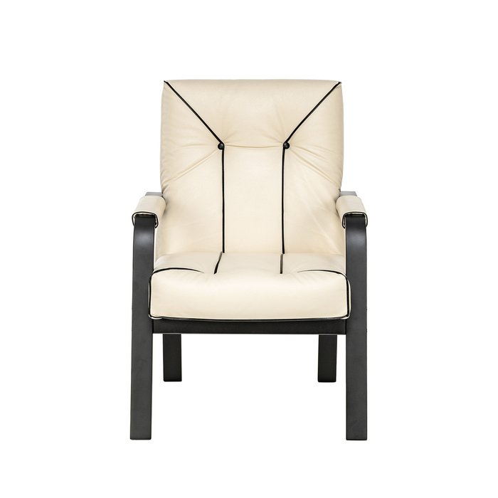 Кресло Модена Люкс молочного цвета - купить Интерьерные кресла по цене 16540.0