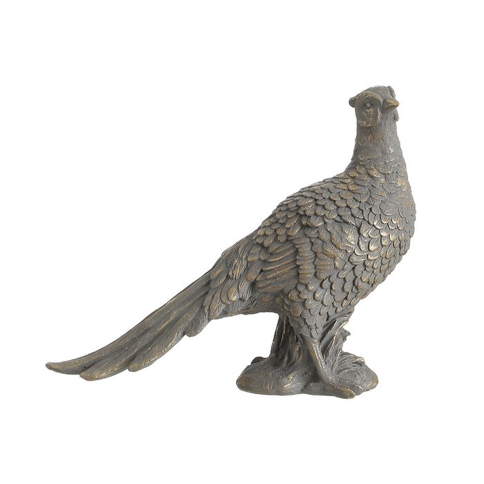 Статуэтка Peacock серого цвета