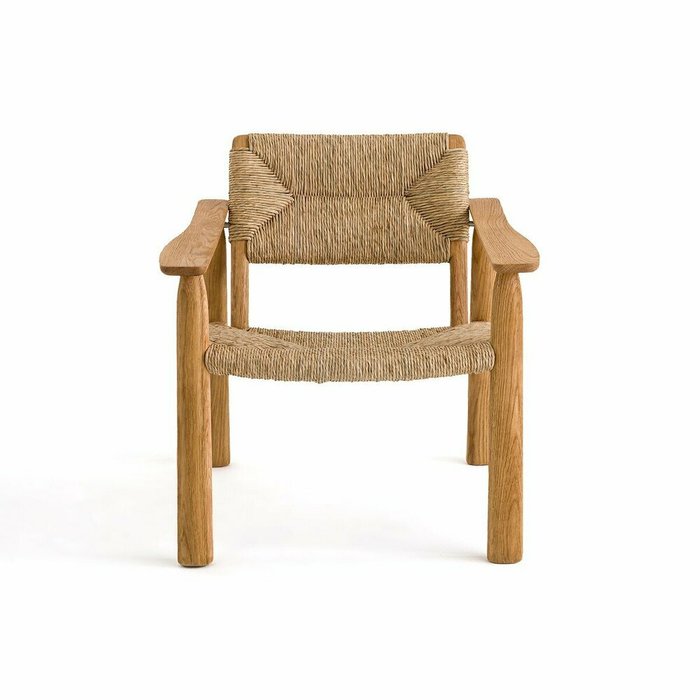 Кресло из дуба Abondance бежевого цвета - купить Интерьерные кресла по цене 89375.0