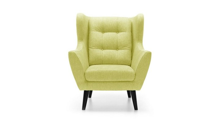 Кресло Ньюкасл желтого цвета - купить Интерьерные кресла по цене 29800.0