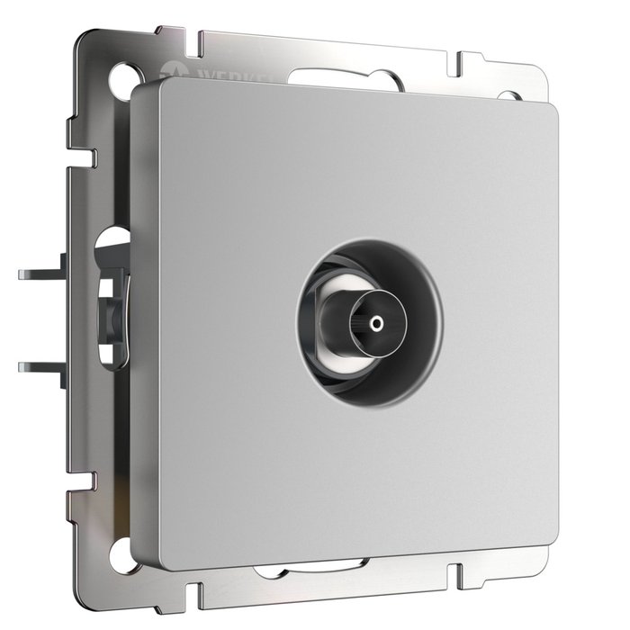 W1183006/ ТВ-розетка оконечная (серебряный) W1183006 Встраиваемые механизмы серебряные W1183006/ ТВ-розетка оконечная (серебряный) W1183006 Встраиваемые механизмы серебряные