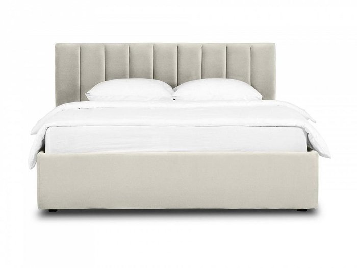 Кровать Queen Sofia 160х200 Lux белого цвета с подъемным механизмом - купить Кровати для спальни по цене 76560.0