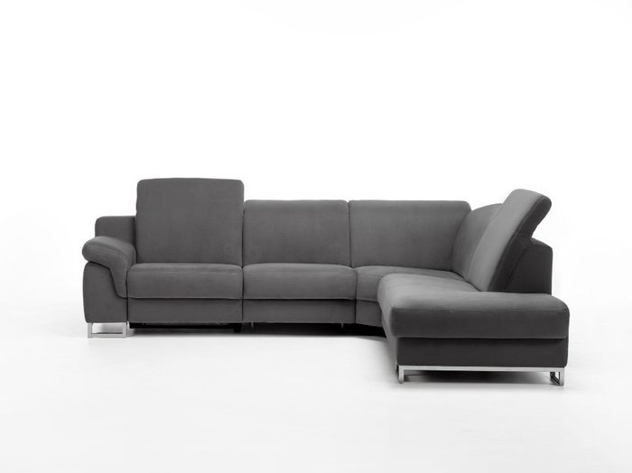 Угловой диван-кровать Apollon темно-серого цвета - купить Прямые диваны по цене 521074.0