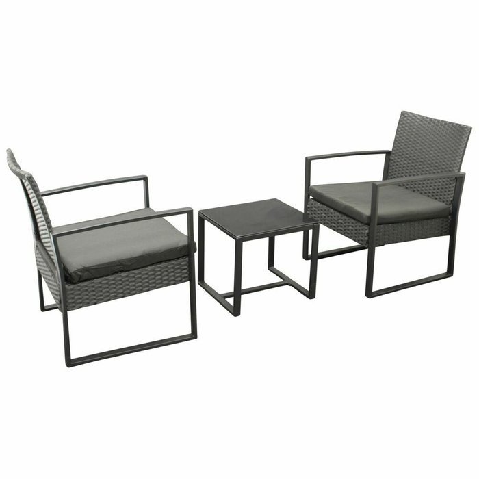 Комплект мебели Malta черного цвета - купить Комплекты для сада и дачи по цене 23400.0