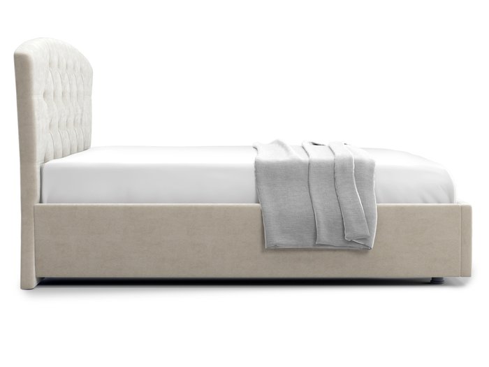 Кровать Premo 120х200 бежевого цвета с подъемным механизмом - лучшие Кровати для спальни в INMYROOM