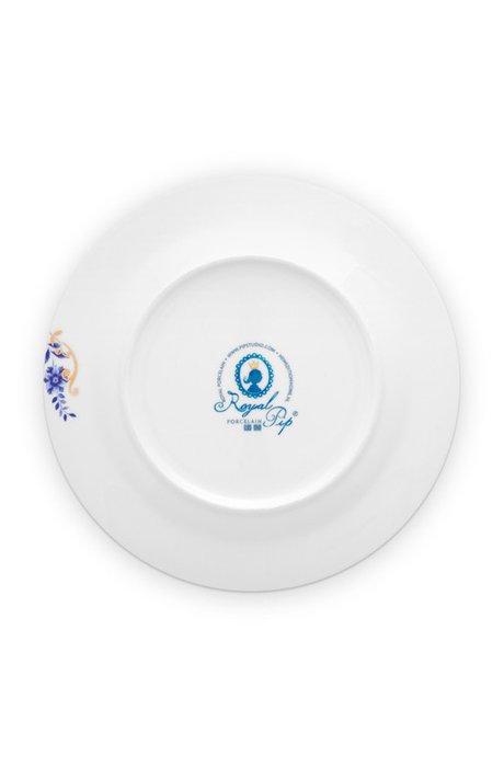 Набор из двух тарелок Royal сине-белого цвета - лучшие Тарелки в INMYROOM