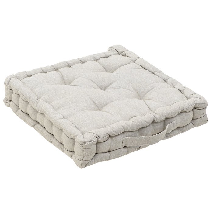 Подушка квадратная белого цвета