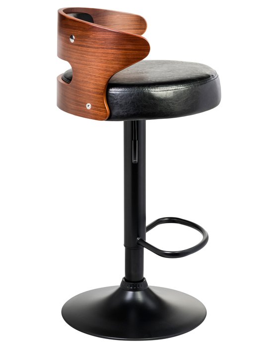 Стул барный Fred коричнево-черного цвета - купить Барные стулья по цене 8370.0