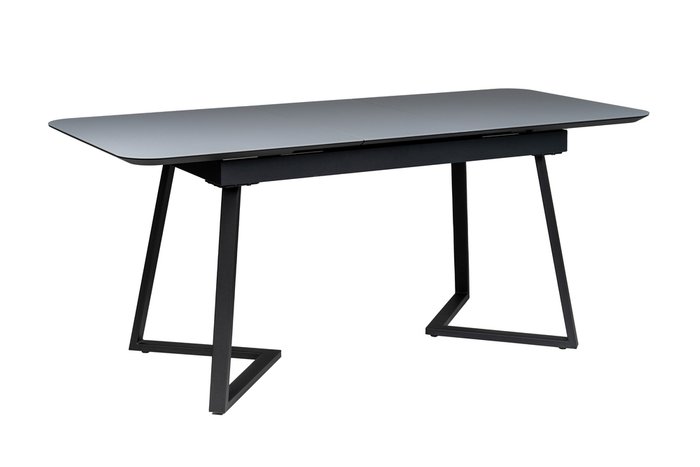 Раздвижной обеденный стол Роналдо 120 серо-черного цвета - купить Обеденные столы по цене 53540 Раздвижной обеденный стол Роналдо 120 серо-черного цвета - купить Обеденные столы по цене 53540