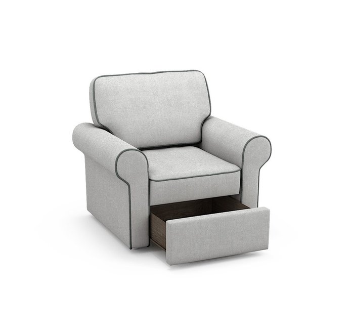 Кресло Tulon светло-серого цвета - купить Интерьерные кресла по цене 27600.0