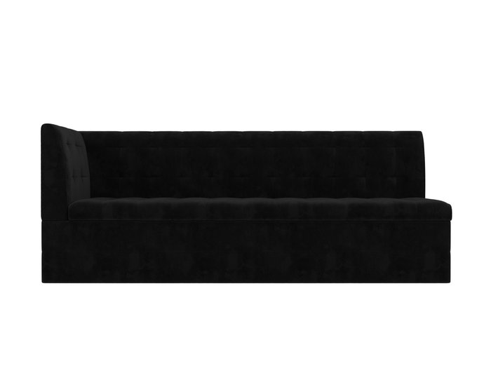 Угловой диван-кровать Бриз черного цвета с углом слева - купить Угловые диваны по цене 32999.0