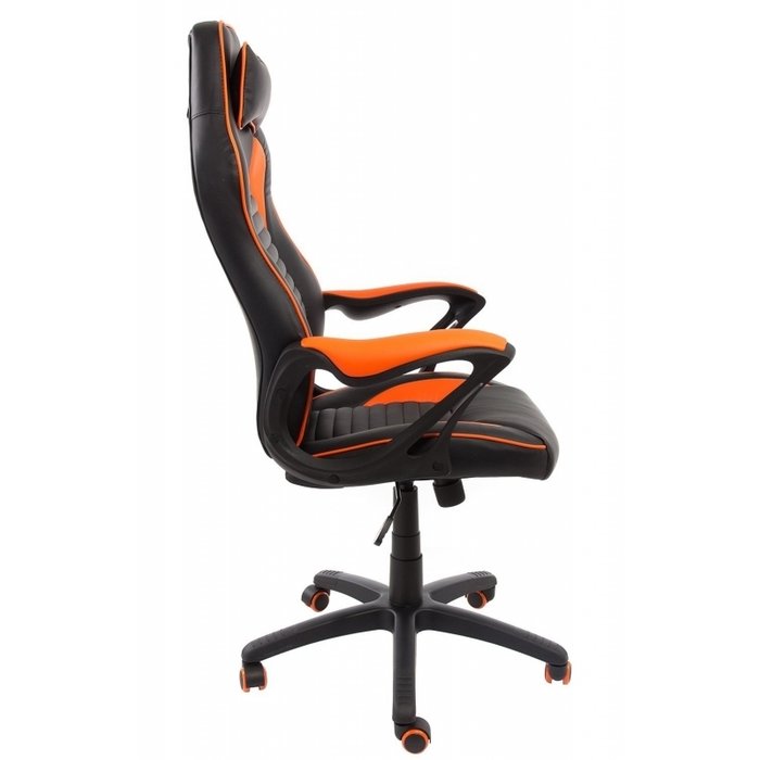 Компьютерное кресло Leon черно-оранжевого цвета - лучшие Офисные кресла в INMYROOM