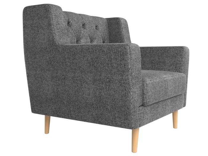 Кресло Брайтон Люкс серого цвета - лучшие Интерьерные кресла в INMYROOM