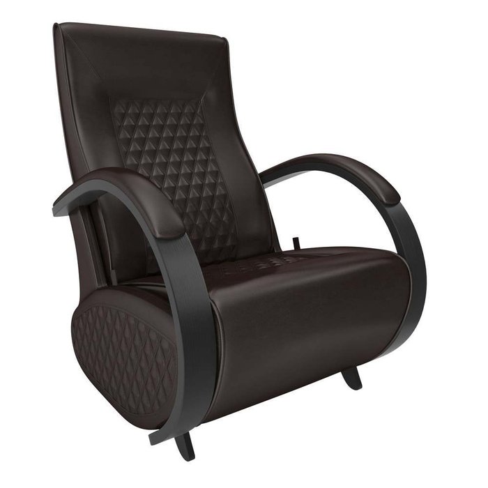 Кресло-глайдер для отдыха Balance-3 с накладками OregonPerl120_venge-shpon