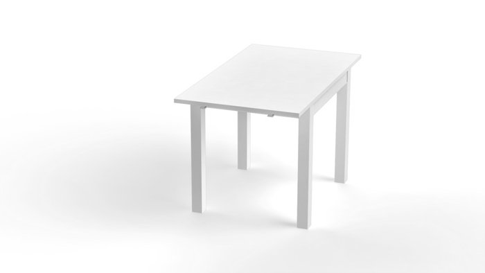 Раскладной обеденный стол Вардиг белого цвета - купить Обеденные столы по цене 17599.0