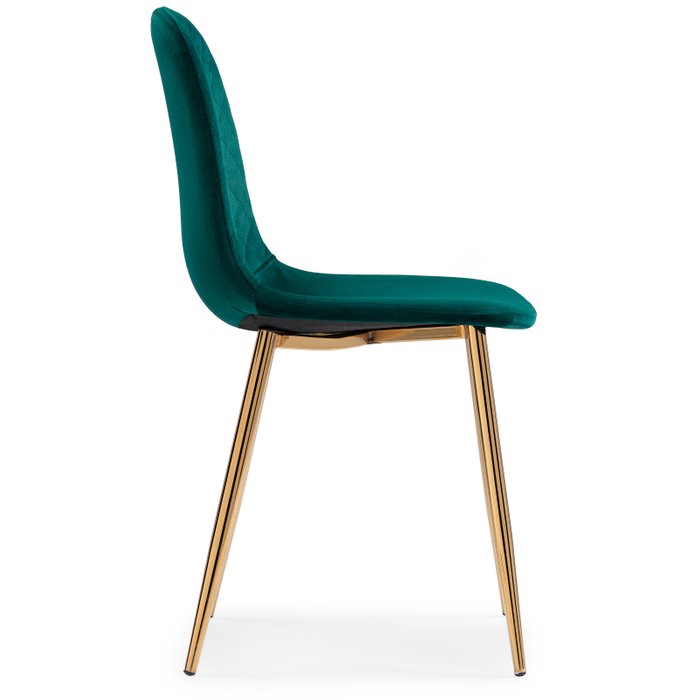 Стул Dabl темно-зеленого цвета - лучшие Обеденные стулья в INMYROOM