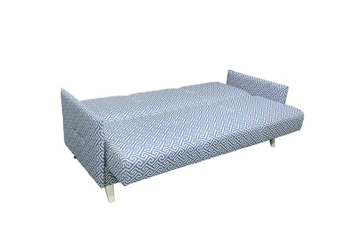 Диван-кровать Scandi сине-белого цвета - лучшие Прямые диваны в INMYROOM