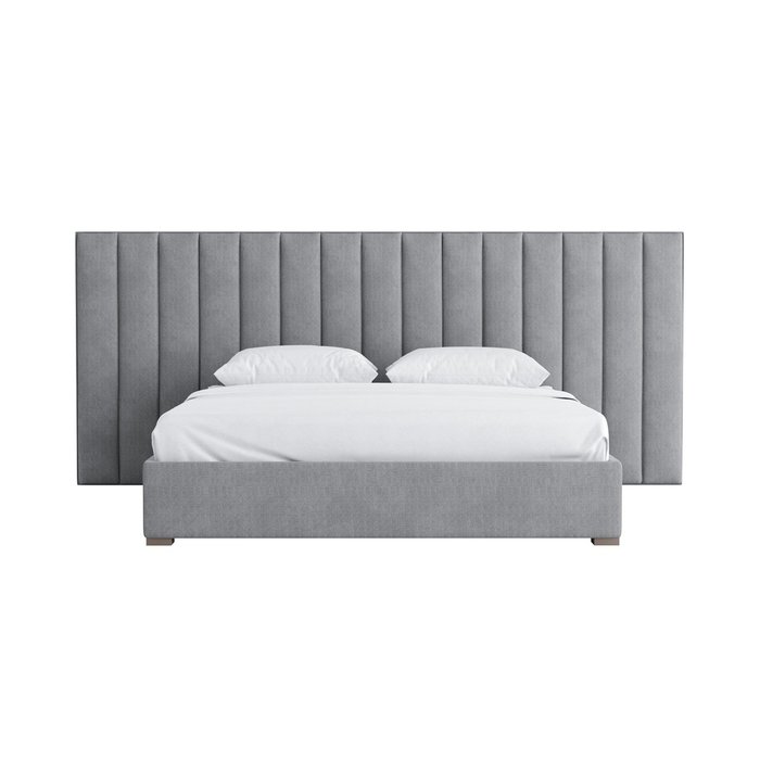 Кровать с подъемным механизмом Maxwell 180х200 серого цвета - купить Кровати для спальни по цене 65800.0
