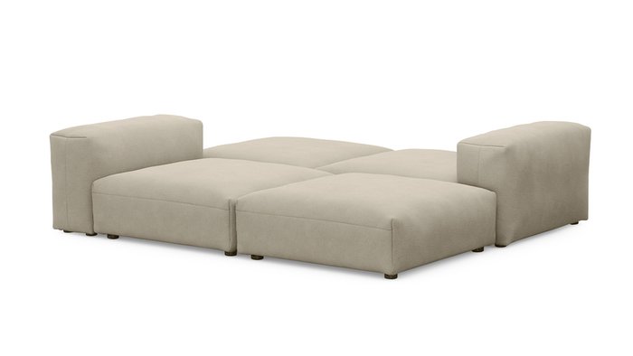 Прямой диван Фиджи бежевого цвета - купить Прямые диваны по цене 71400.0