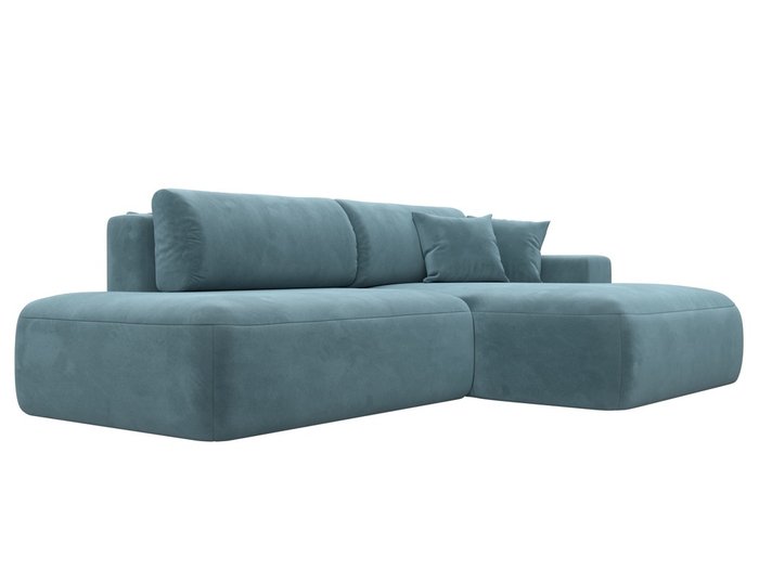 Угловой диван-кровать Лига 036 Модерн темно-бирюзового цвета правый угол - лучшие Угловые диваны в INMYROOM Угловой диван-кровать Лига 036 Модерн темно-бирюзового цвета правый угол - лучшие Угловые диваны в INMYROOM