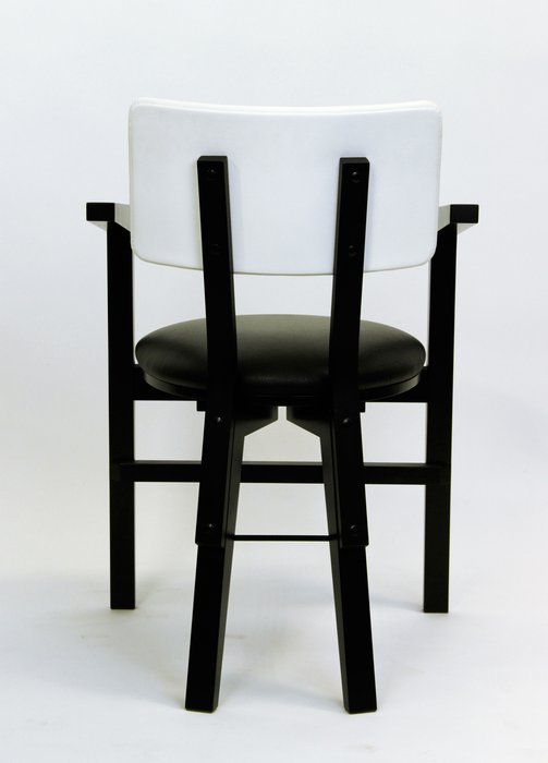 Кресло Eсlipse черно-белого цвета - лучшие Обеденные стулья в INMYROOM