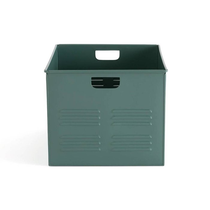 Металлический ящик для хранения Hiba зеленого цвета - купить Декоративные коробки по цене 8194.0
